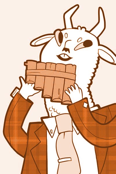 'business satyr' greeting card