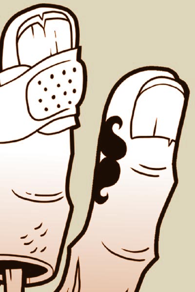 'fingers' greeting card